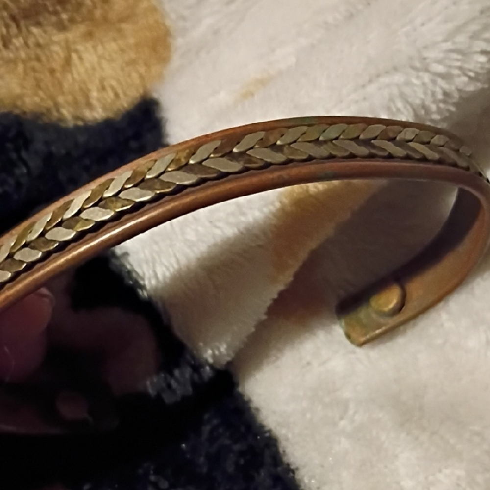 Braided Metal Cuff Bracelet